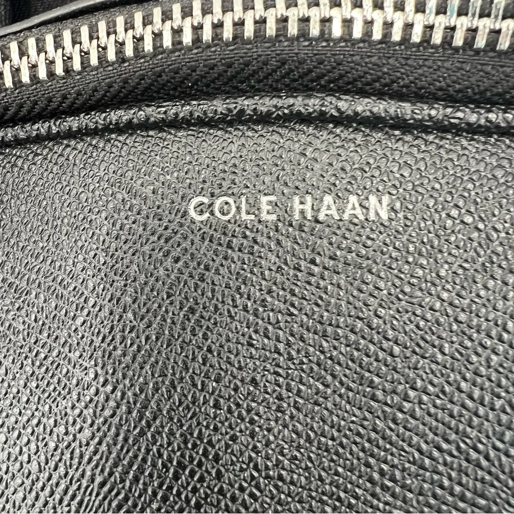 Cole Haan x American Airlines Pebbled Leather‎ Slim Brief Case Laptop Bag